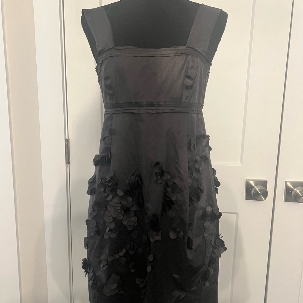 Robert Rodriguez Black Sleeveless A-line Midi Dress